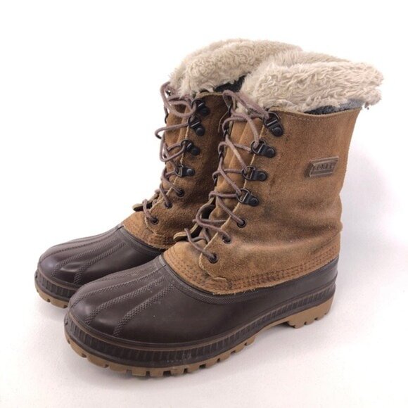 Sorel Brown Leather Waterproof Winter Boots 9 main image 6
